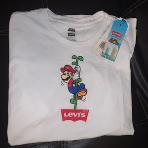 Vintage Levi’s unisex super Mario white brand new